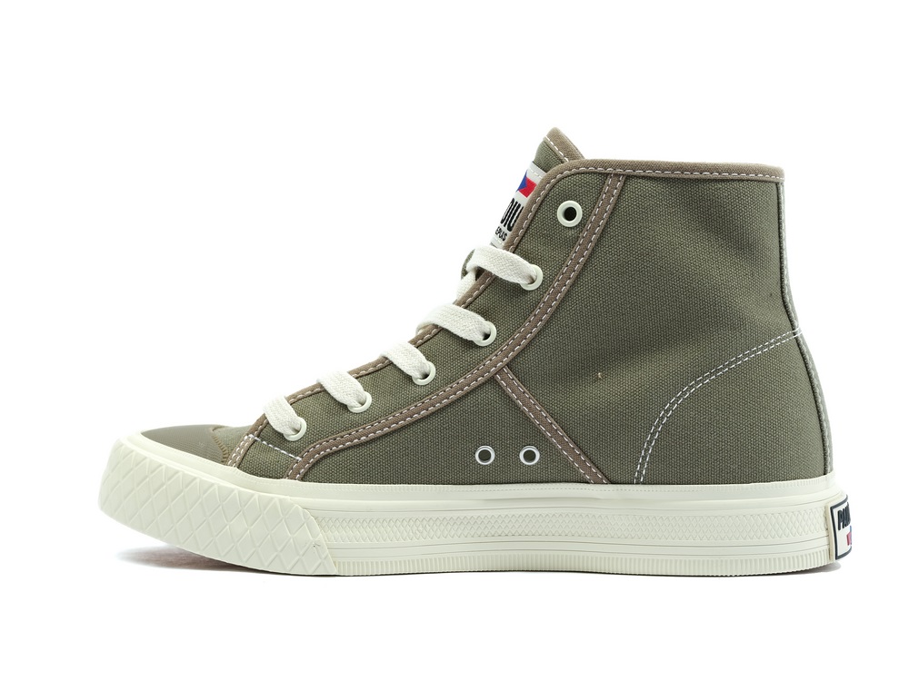 Zapatillas Palladium PALLA LOUVEL Hombre Verde | Costa Rica-29413